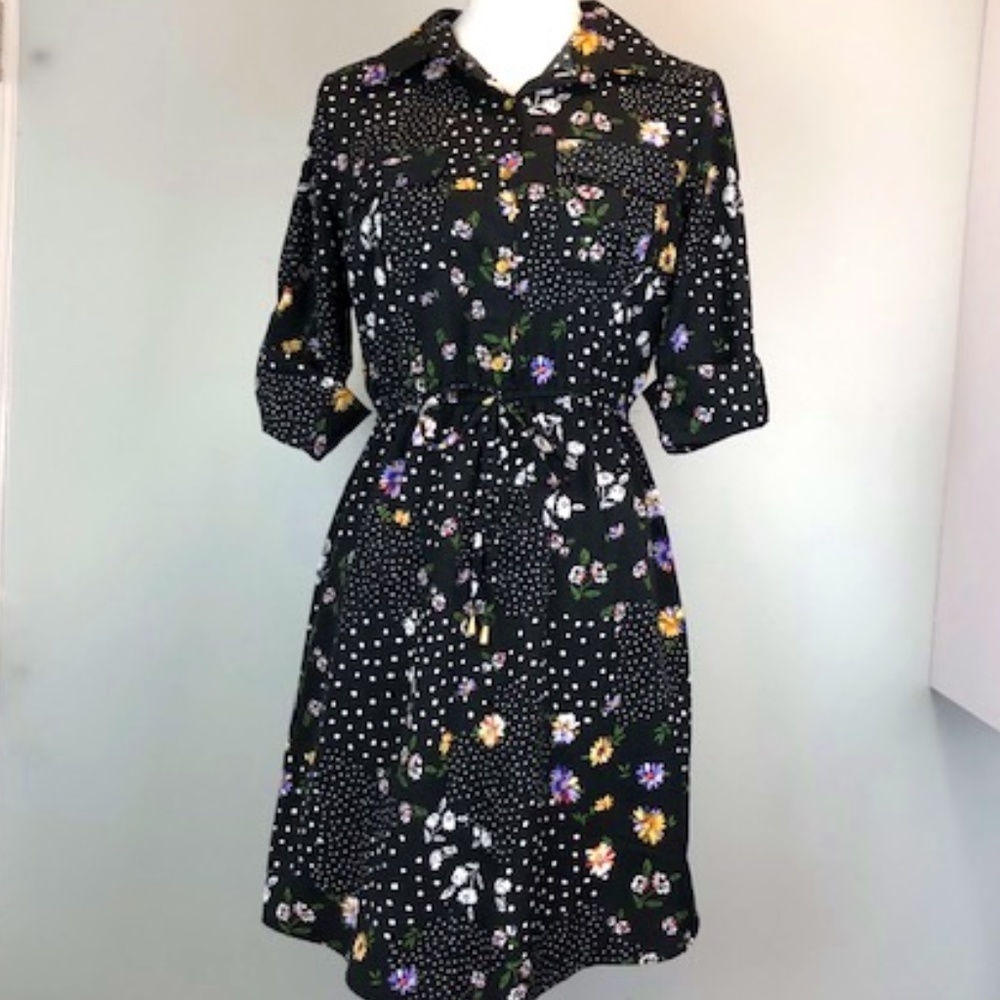 Beautiful Dress Floral Printed Sz M